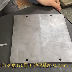 長180寬170厚10mm超精密鋼板矯直機-錳鋼整形設備-批量矯平校正精度0.03mm